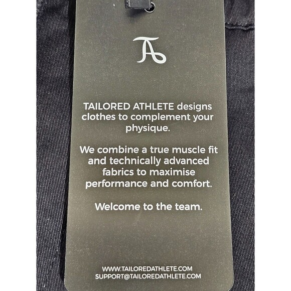 TAILORED ATHLETE Men's XXL Cuffed Cargo Trousers Khaki Chino Joggers NEW NWT - Picture 2 of 6